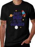 Best Dad in the Galaxy Graphic T-Shirt