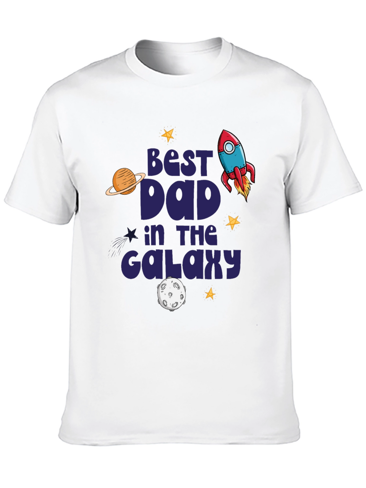 Best Dad in the Galaxy Graphic T-Shirt