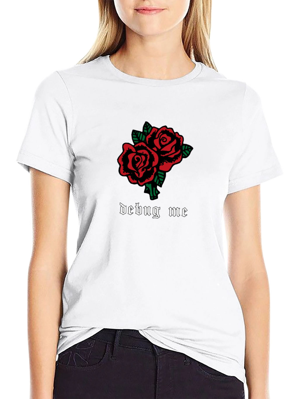 Debug Me Roses Graphic T-Shirt