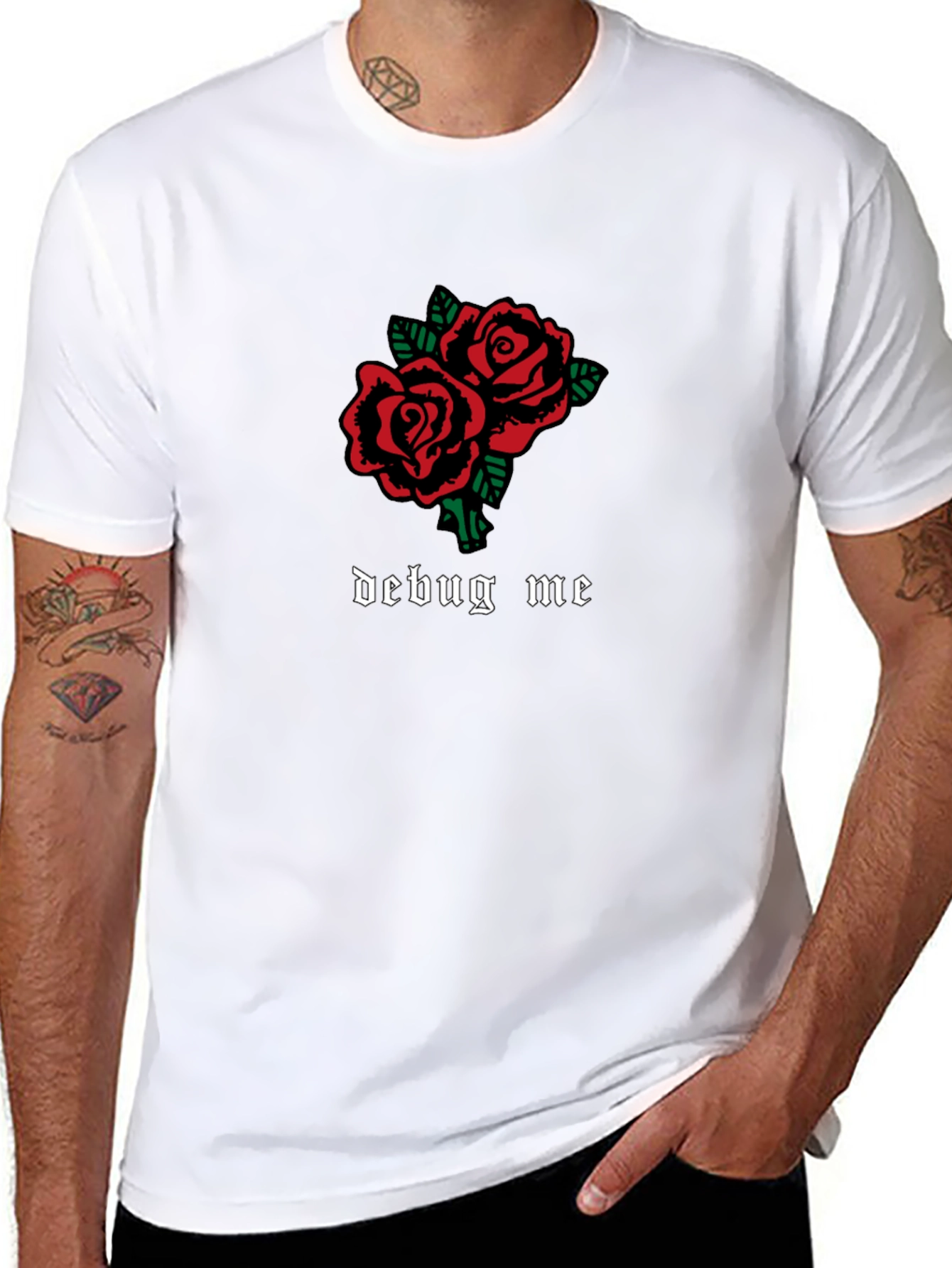 Debug Me Roses Graphic T-Shirt