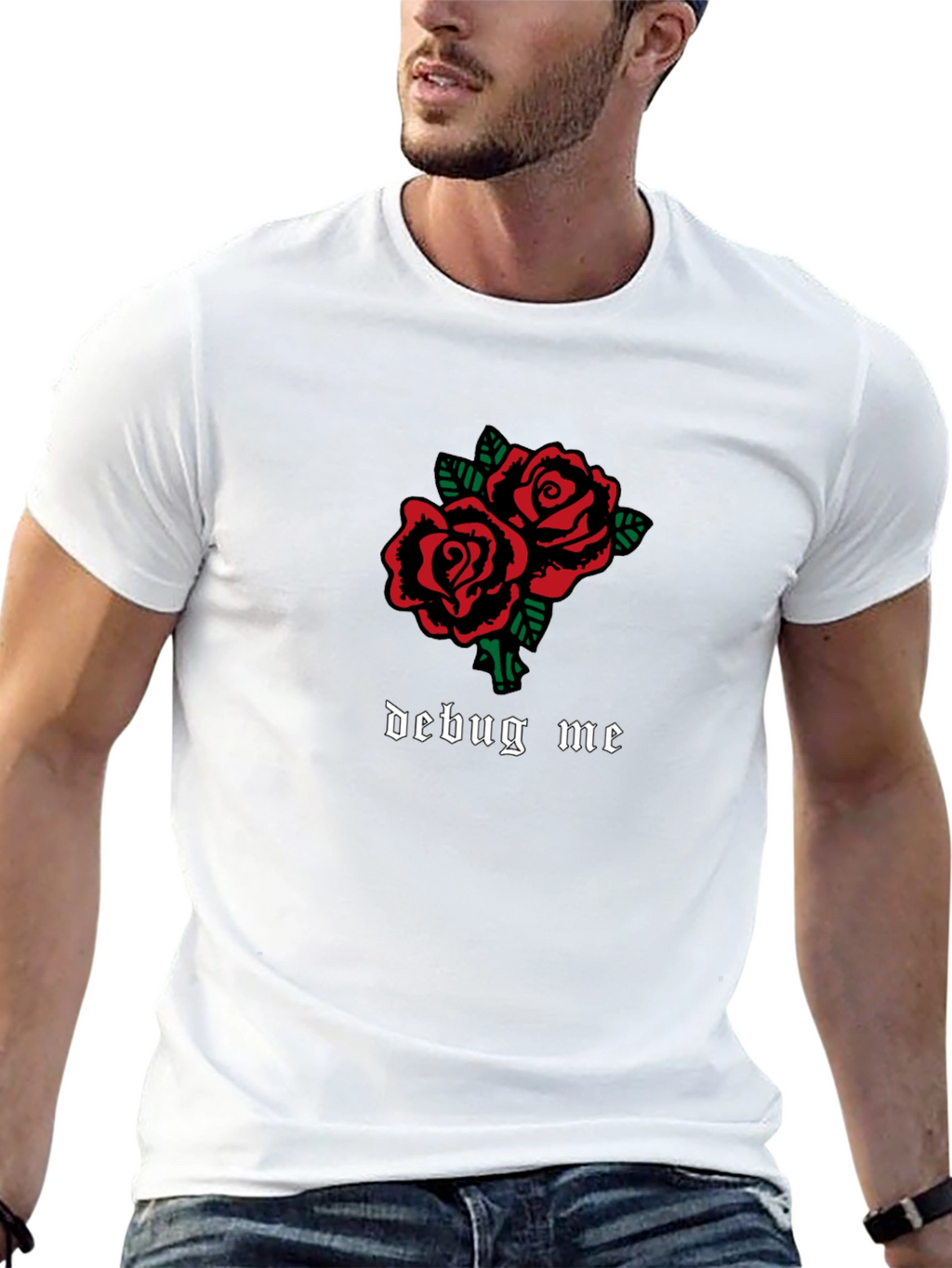 Debug Me Roses Graphic T-Shirt