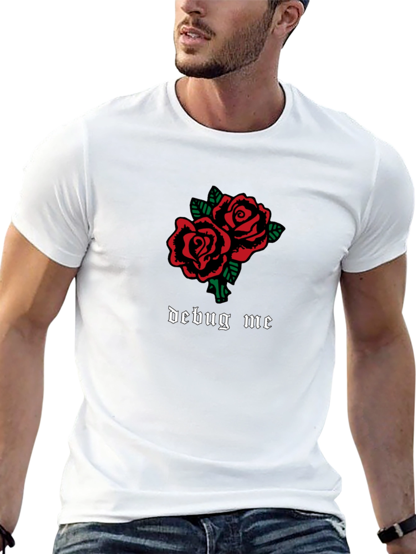 Debug Me Roses Graphic T-Shirt
