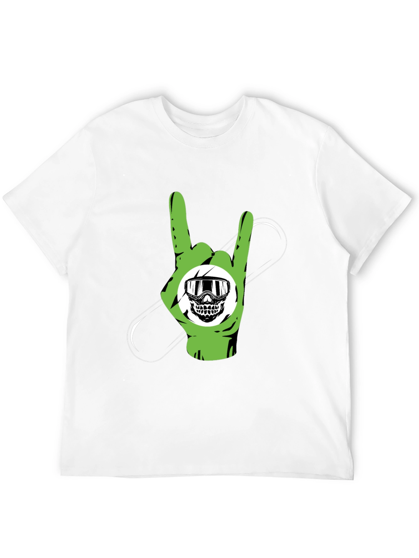 Rock On Snowboard T-Shirt - Black