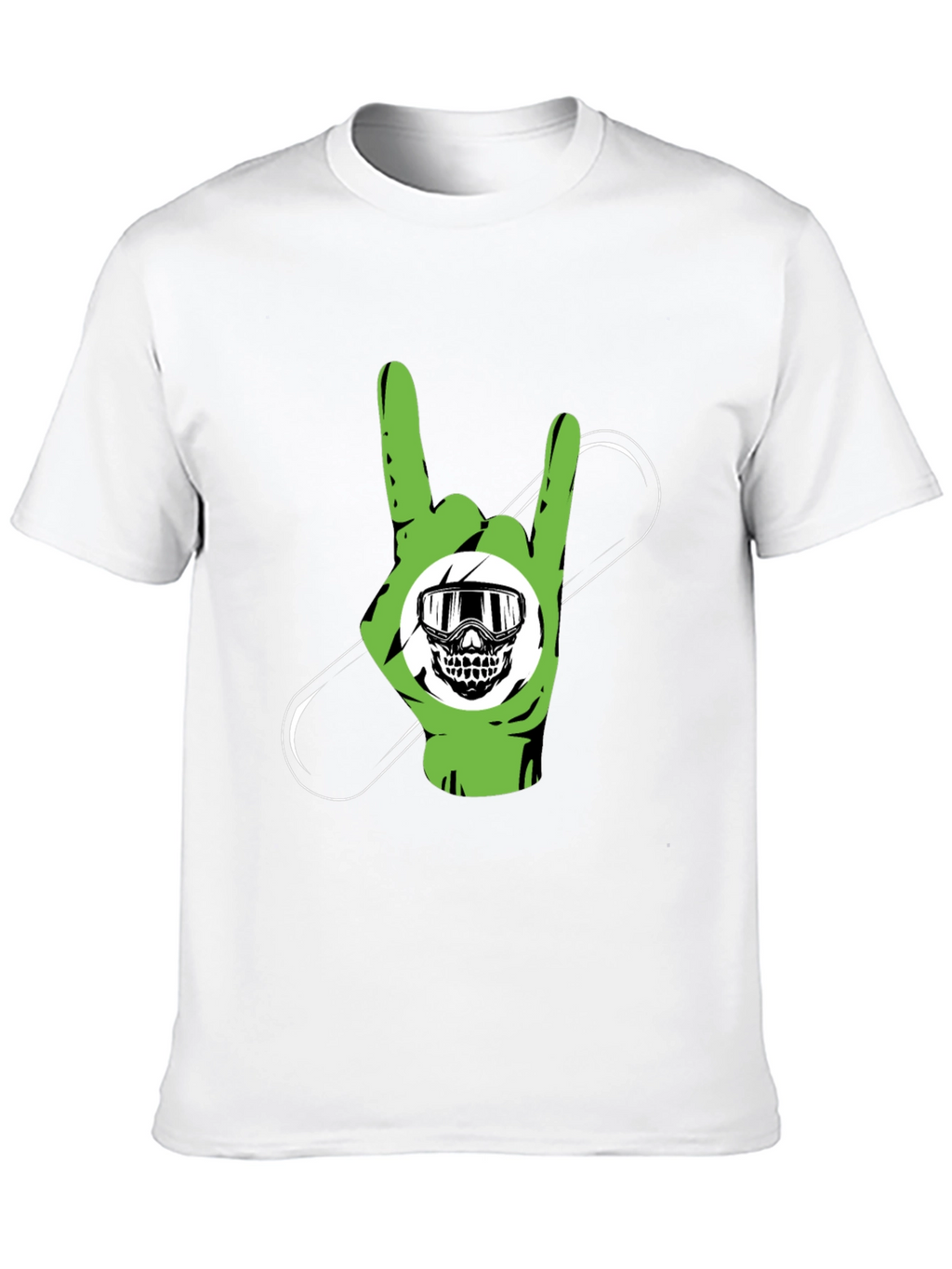 Rock On Snowboard T-Shirt - Black