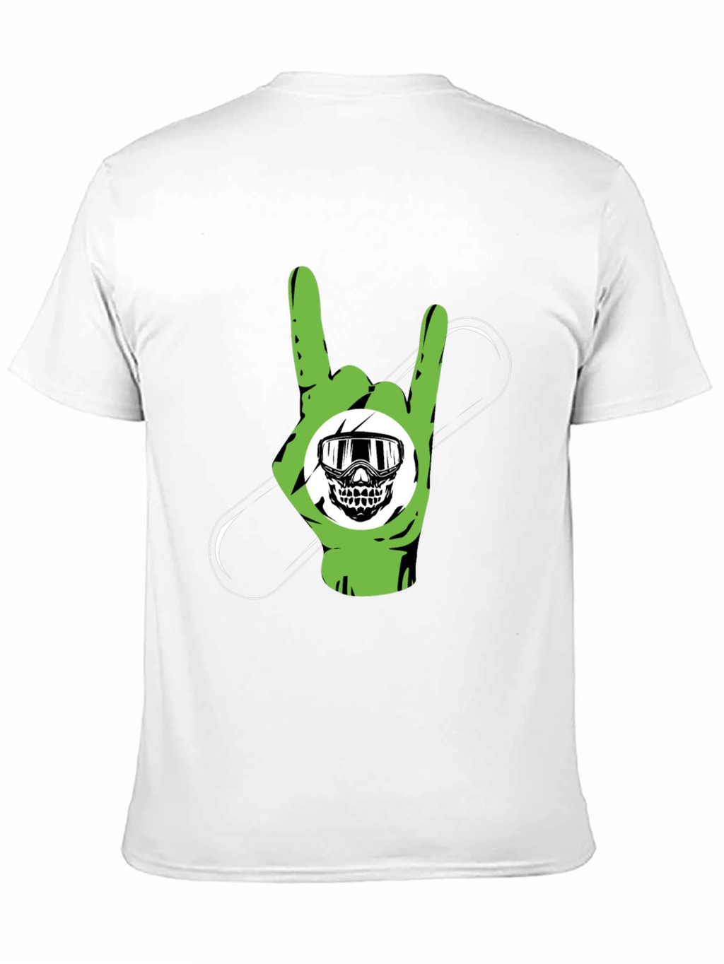 Rock On Snowboard T-Shirt - Black