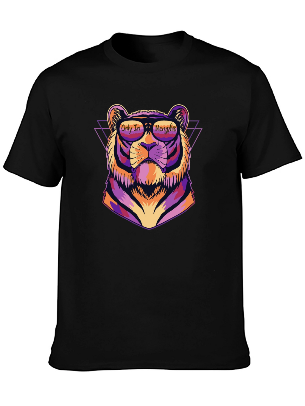 Retro Memphis Tiger Graphic Tee