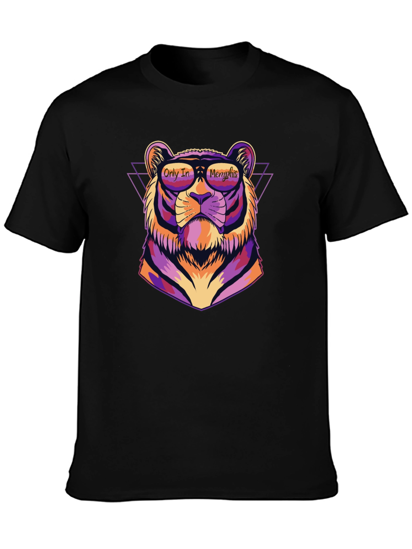 Retro Memphis Tiger Graphic Tee
