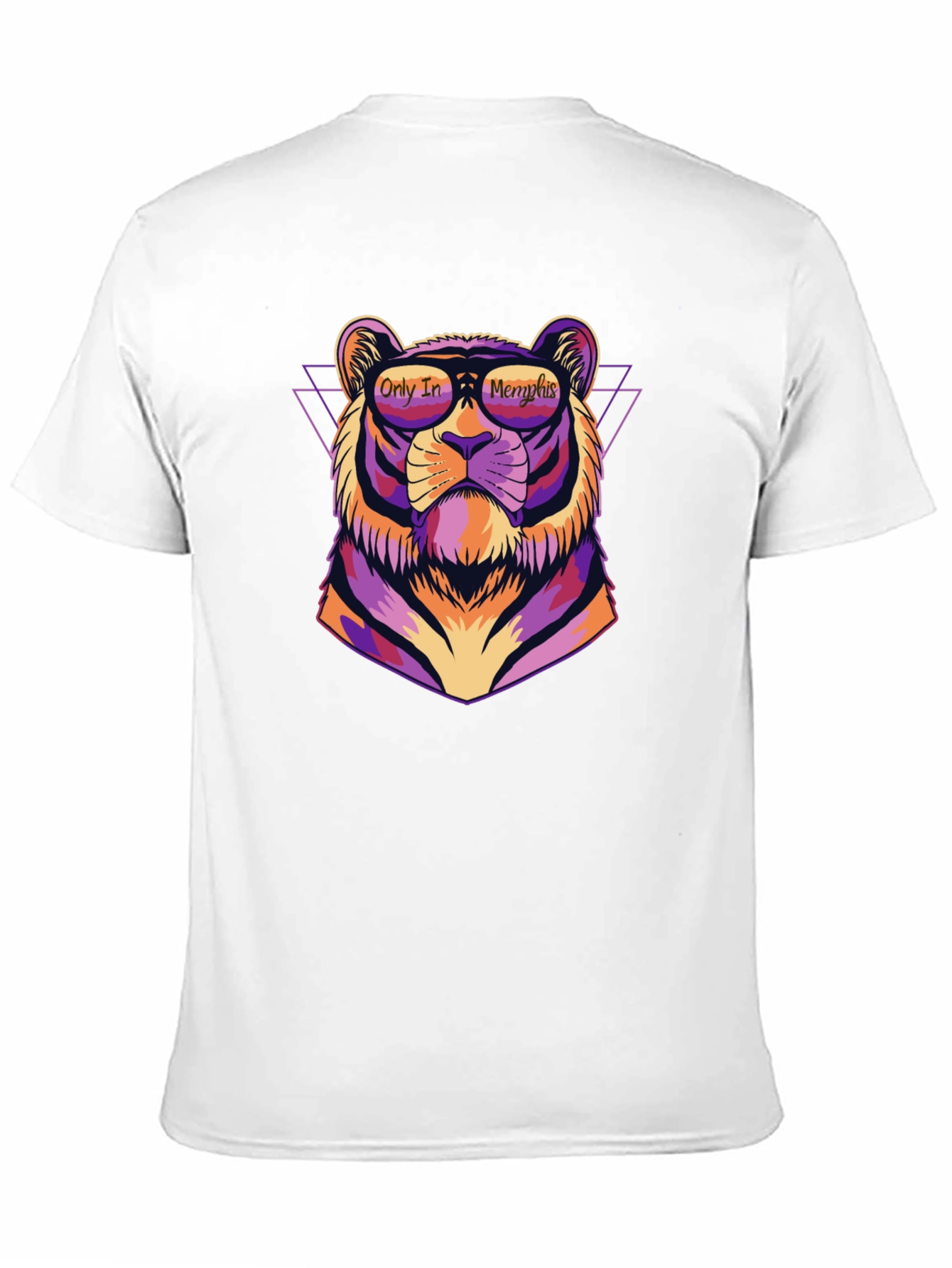 Retro Memphis Tiger Graphic Tee