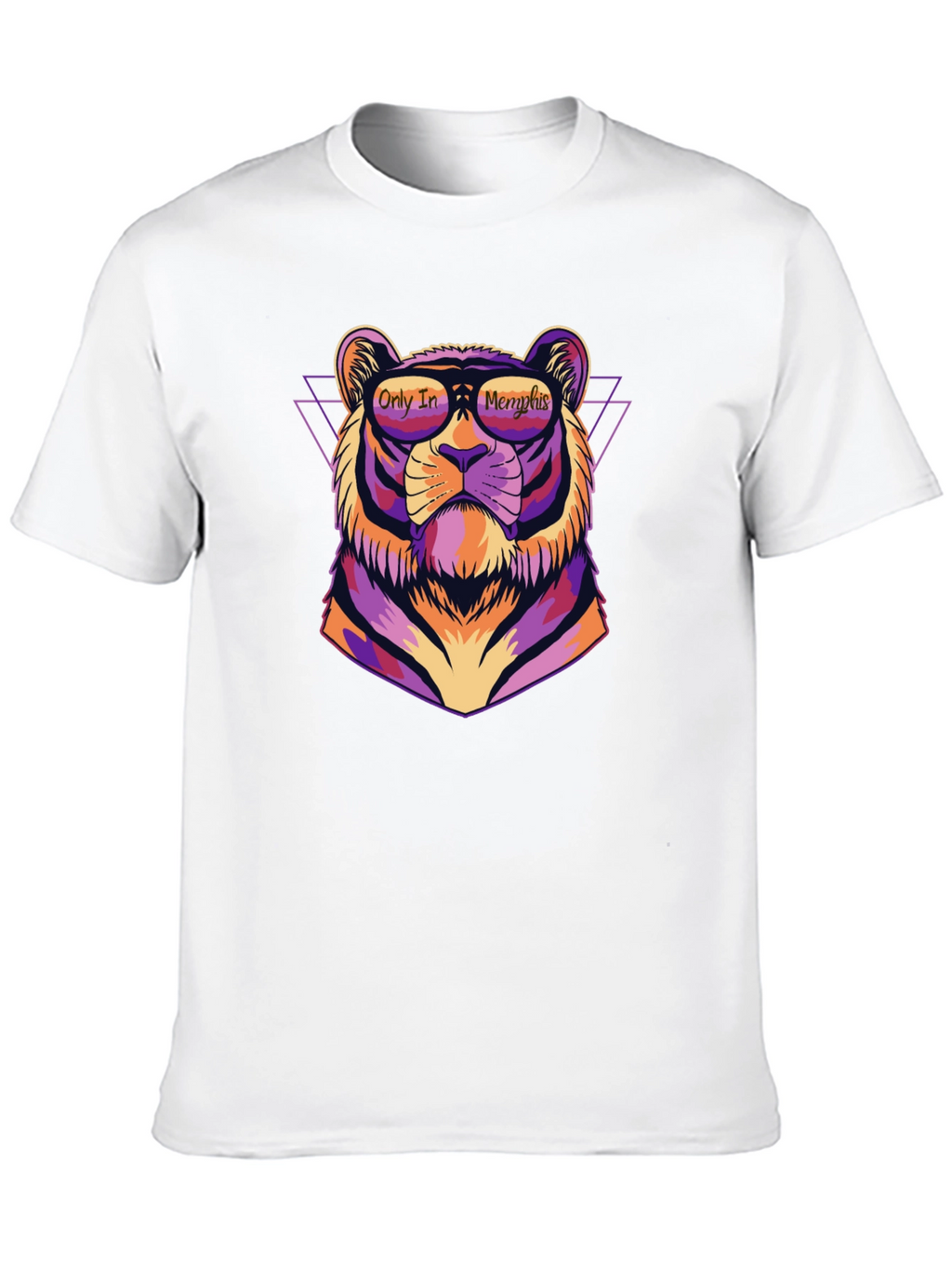 Retro Memphis Tiger Graphic Tee