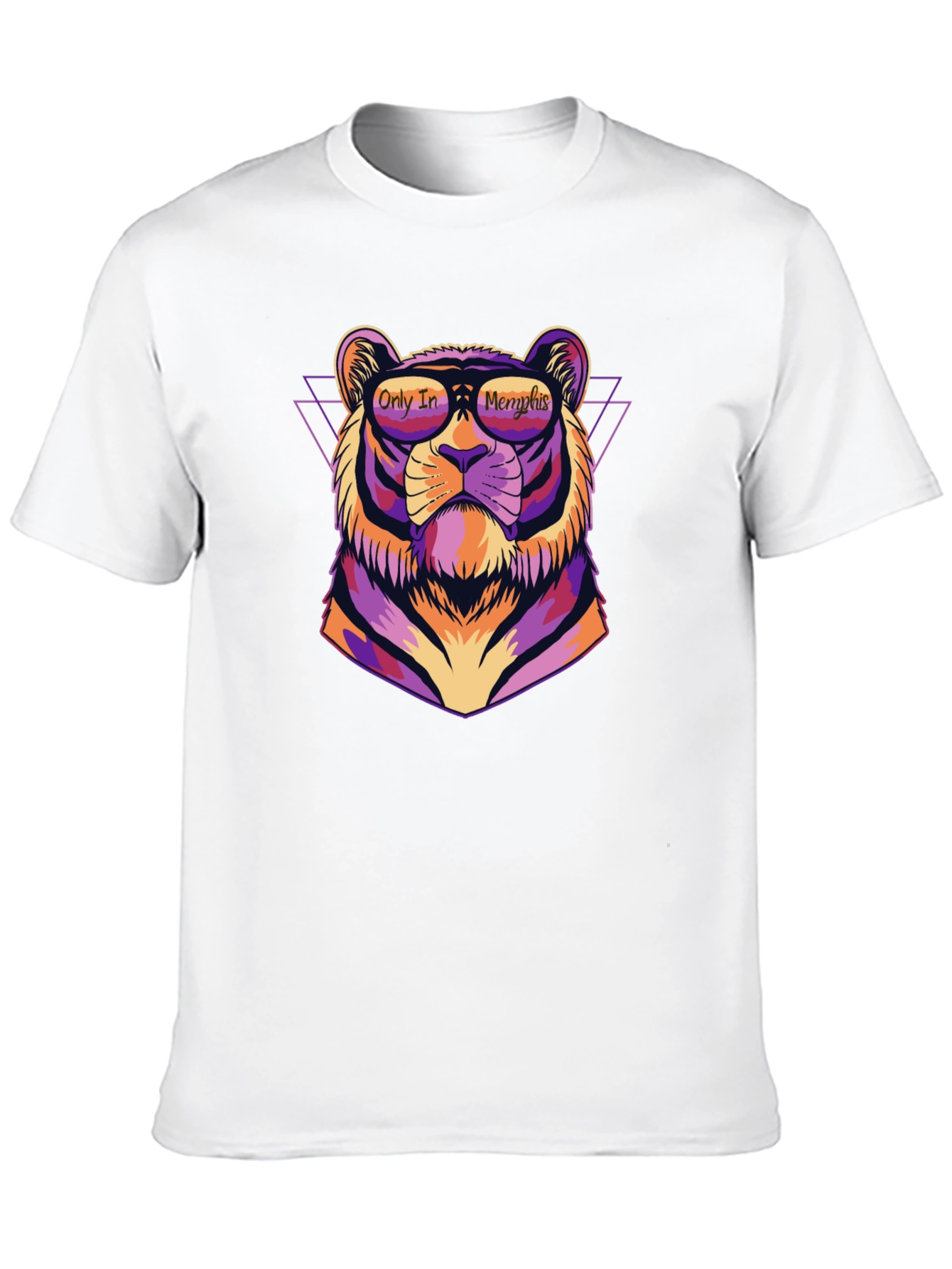 Retro Memphis Tiger Graphic Tee