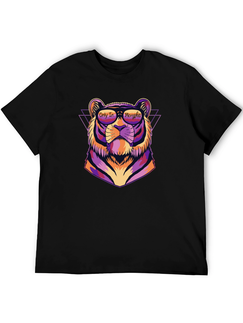 Retro Memphis Tiger Graphic Tee