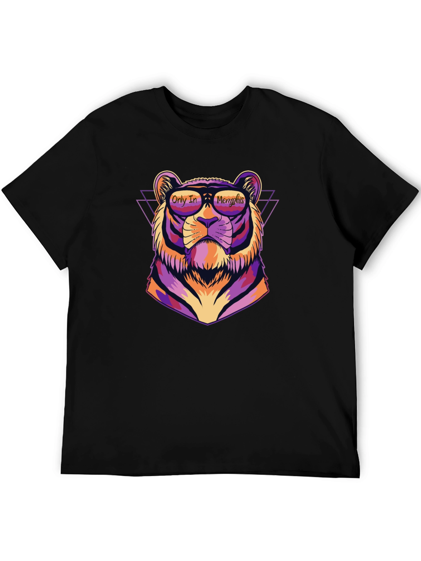 Retro Memphis Tiger Graphic Tee