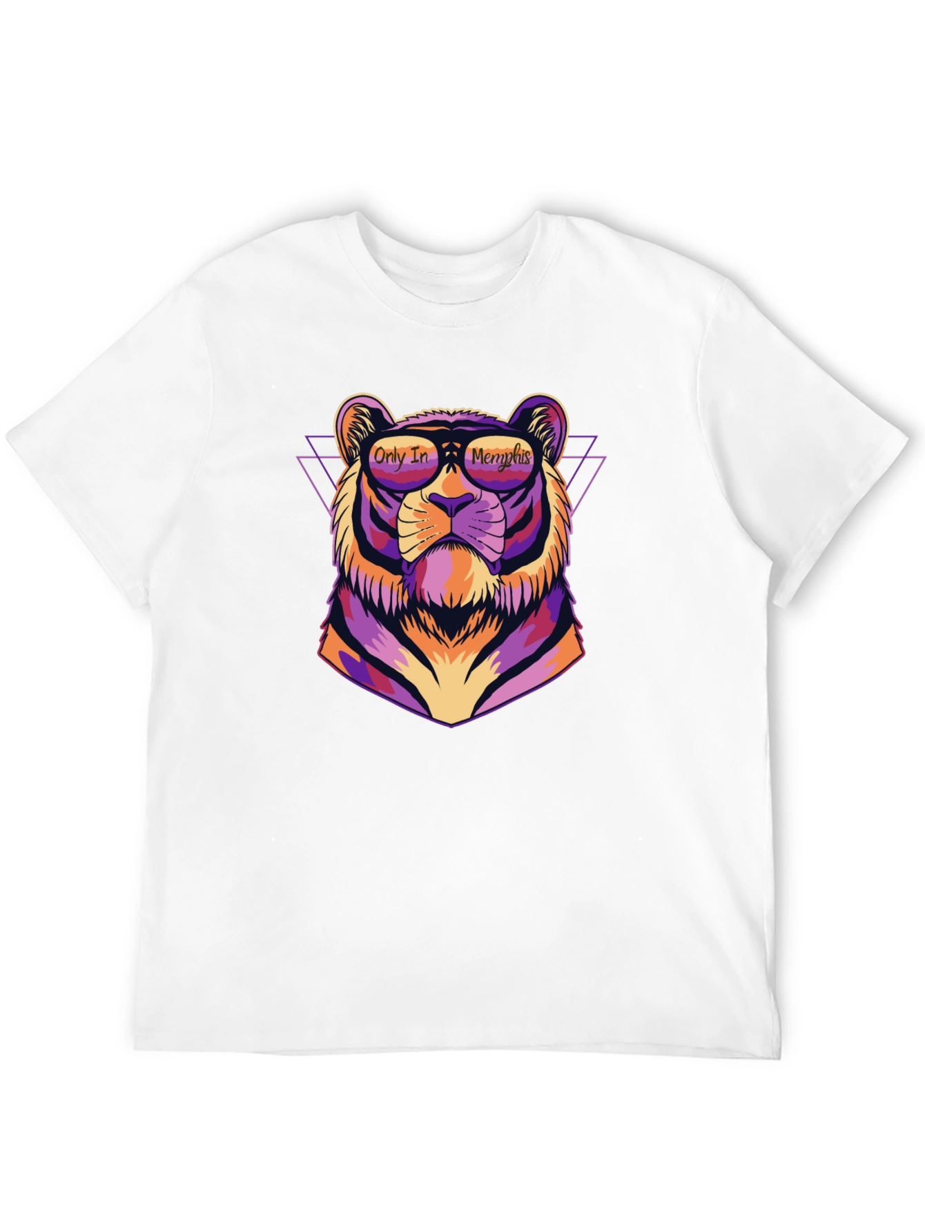 Retro Memphis Tiger Graphic Tee