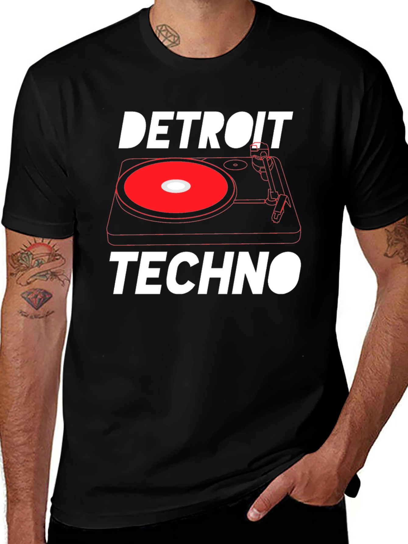 Detroit Techno Graphic T-Shirt