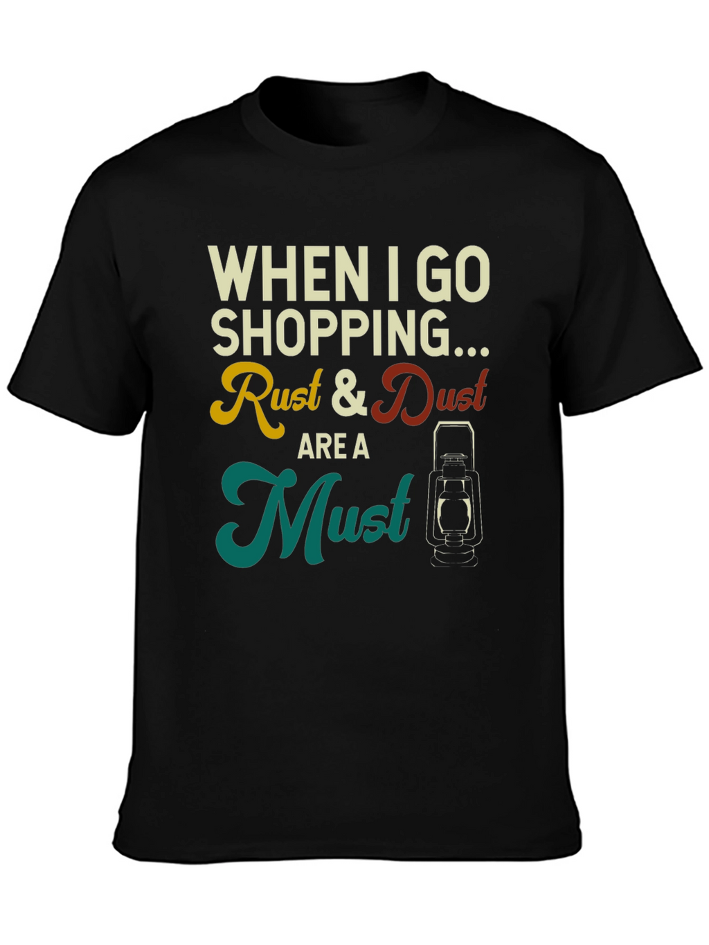 Rust & Dust Must-Have Mens Black T-Shirt