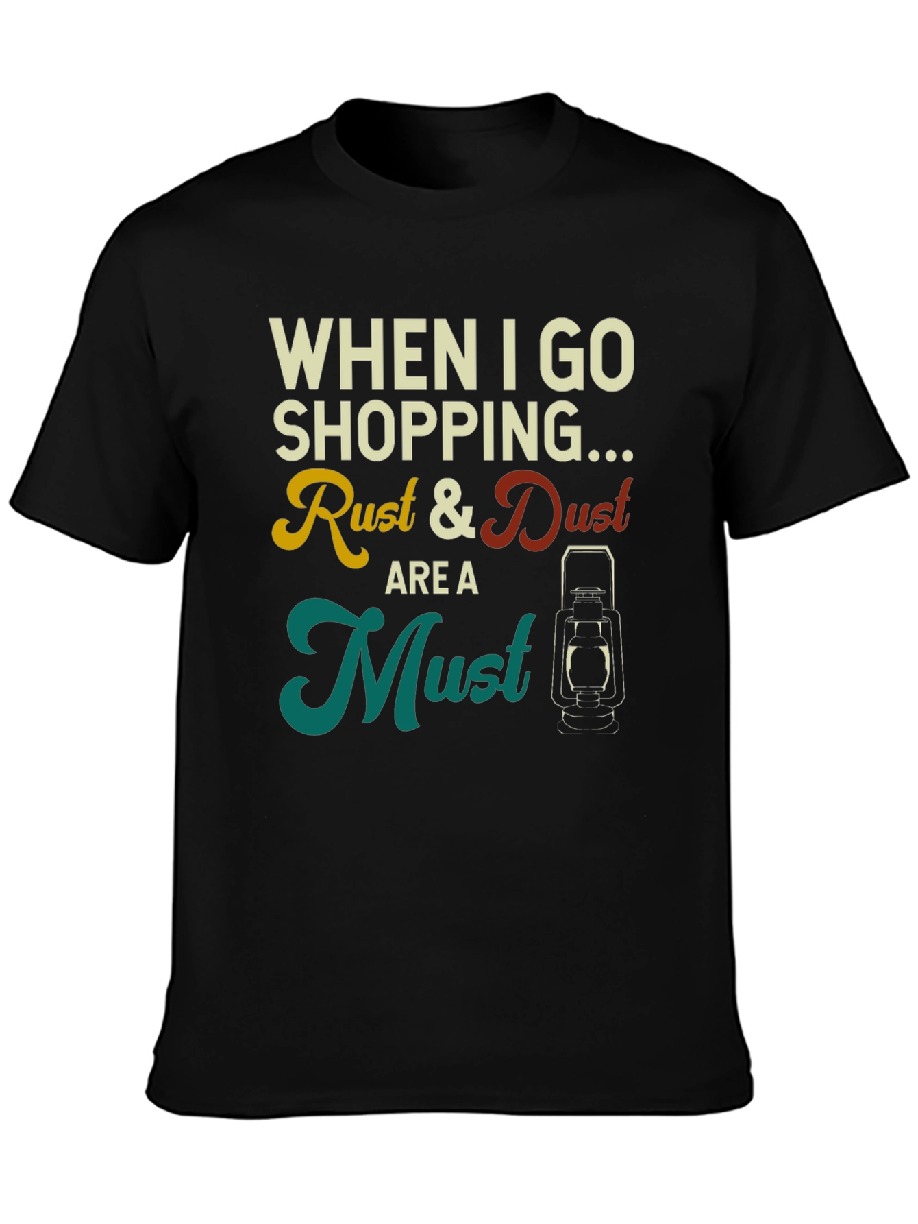 Rust & Dust Must-Have Mens Black T-Shirt