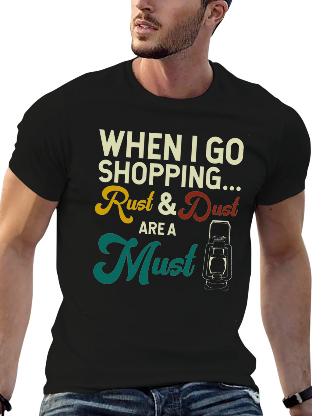 Rust & Dust Must-Have Mens Black T-Shirt