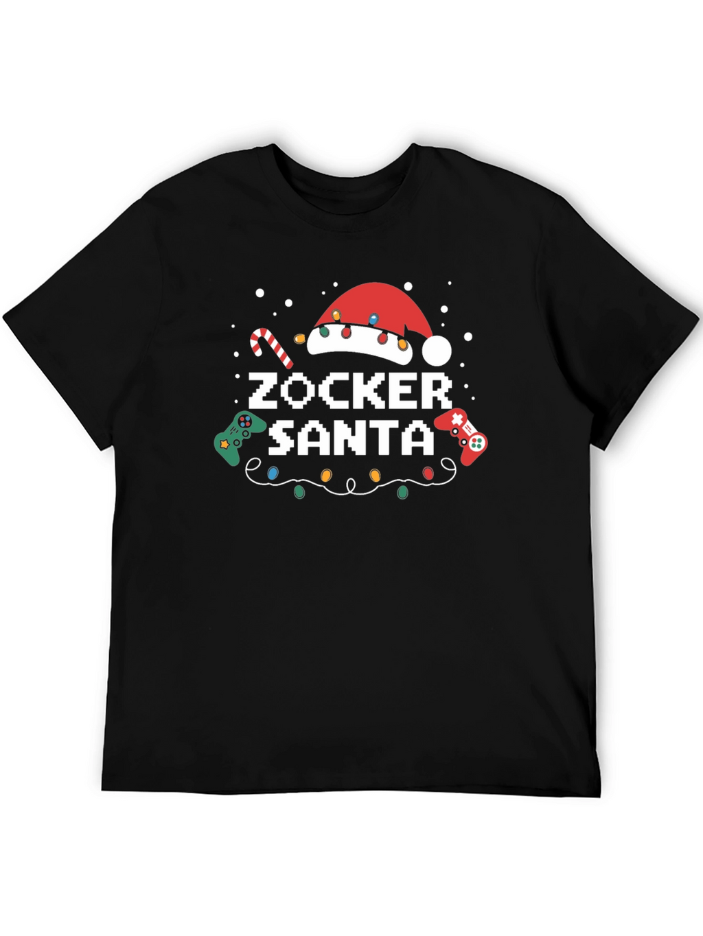 Zocker Santa Gamer Christmas T-Shirt