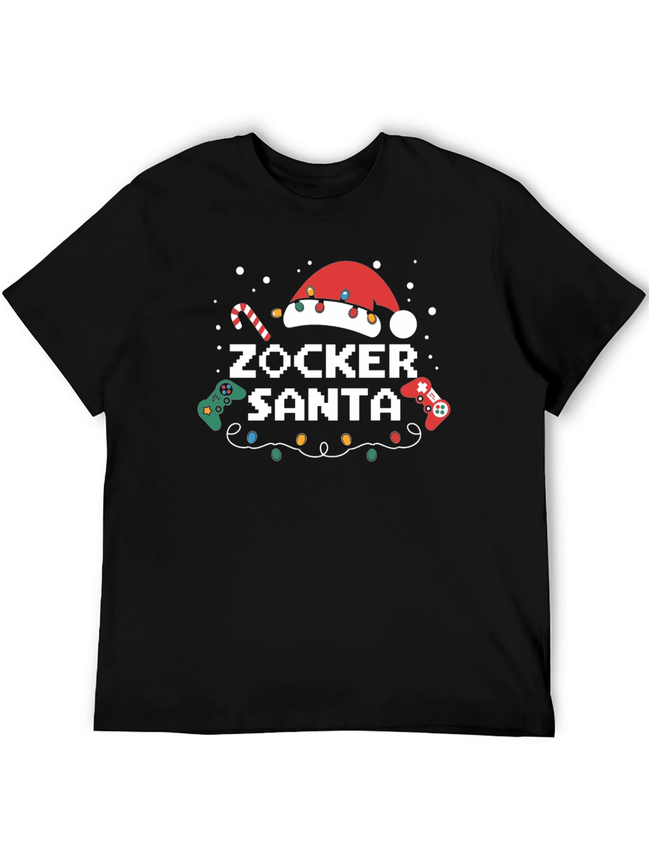 Zocker Santa Gamer Christmas T-Shirt