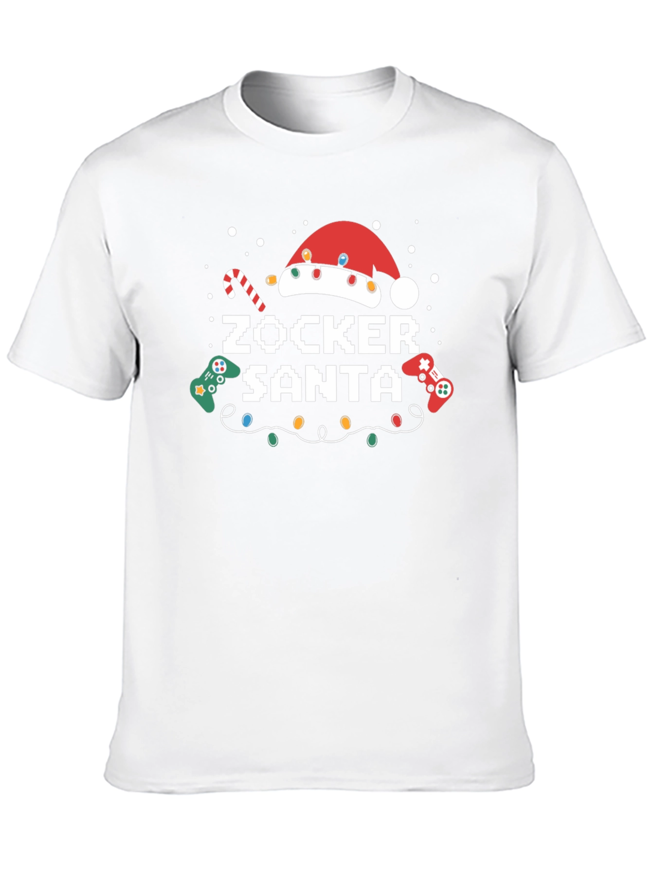 Zocker Santa Gamer Christmas T-Shirt