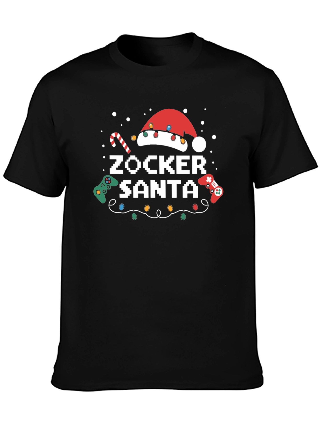 Zocker Santa Gamer Christmas T-Shirt