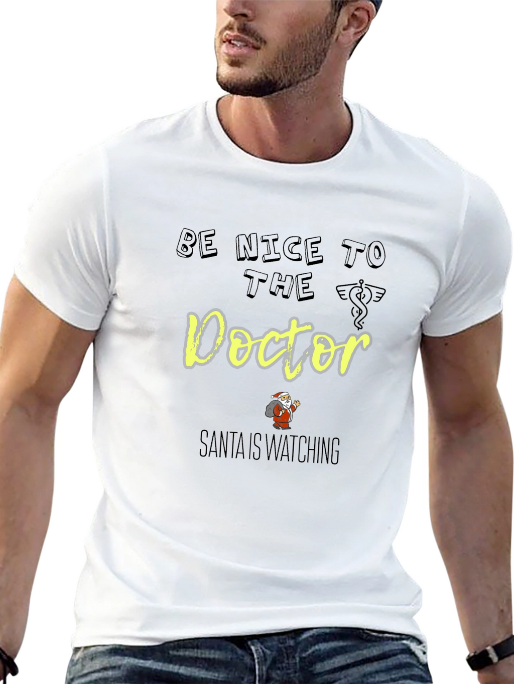 Be Nice to The Doctor Santa Shirt
