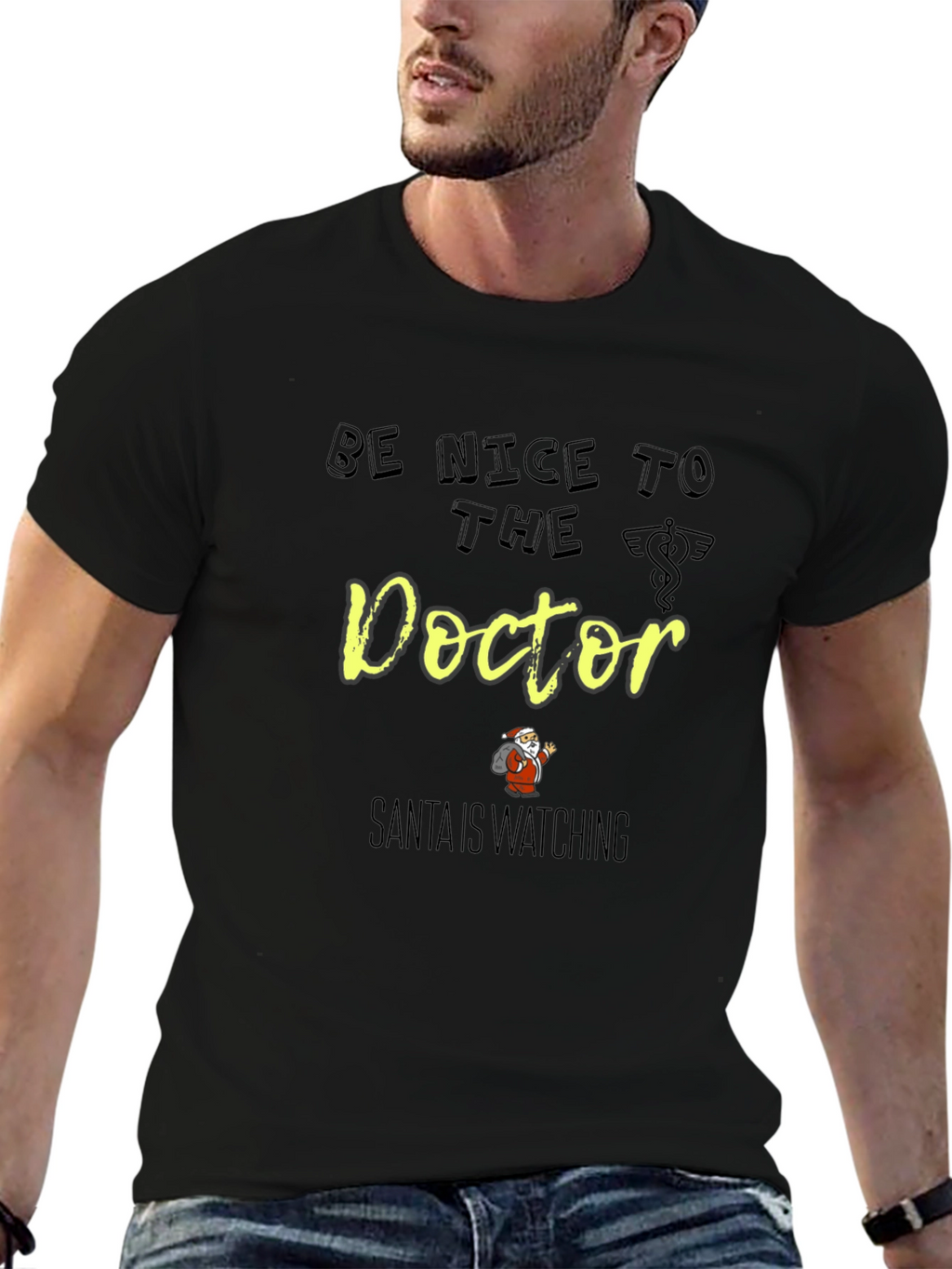 Be Nice to The Doctor Santa Shirt
