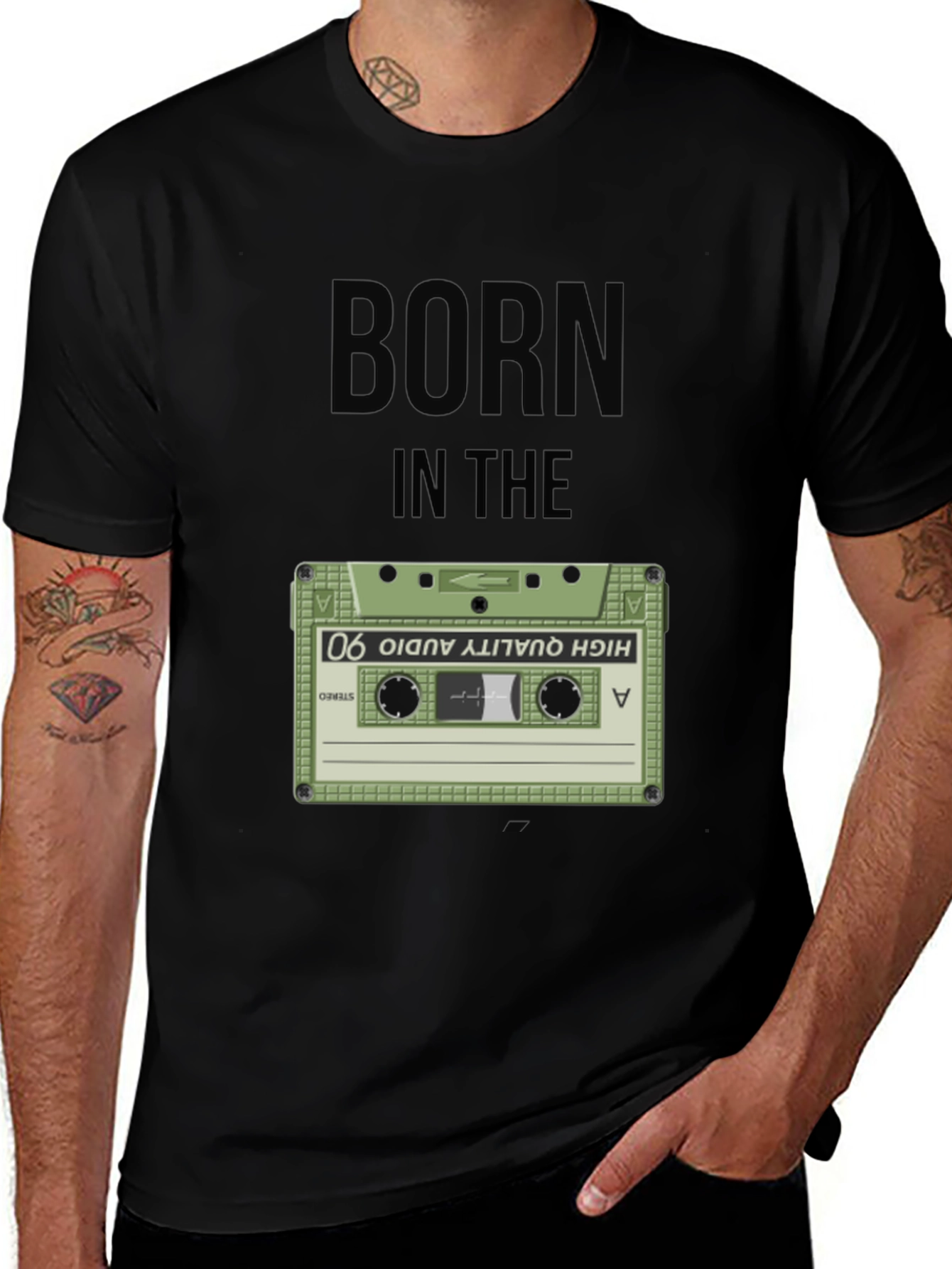 Born in the 90s Cassette Tape T-Shirt