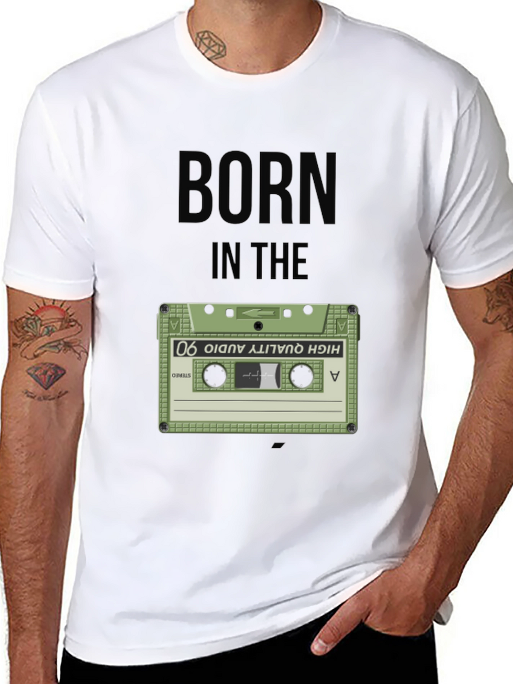 Born in the 90s Cassette Tape T-Shirt