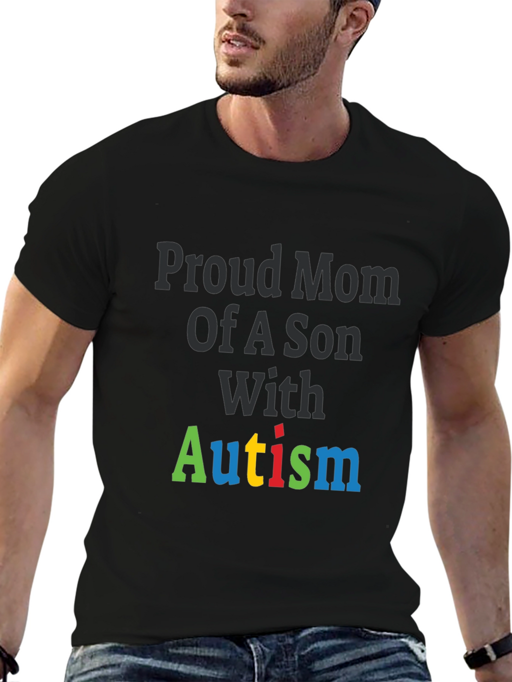 Proud Mom of a Son with Autism T-Shirt