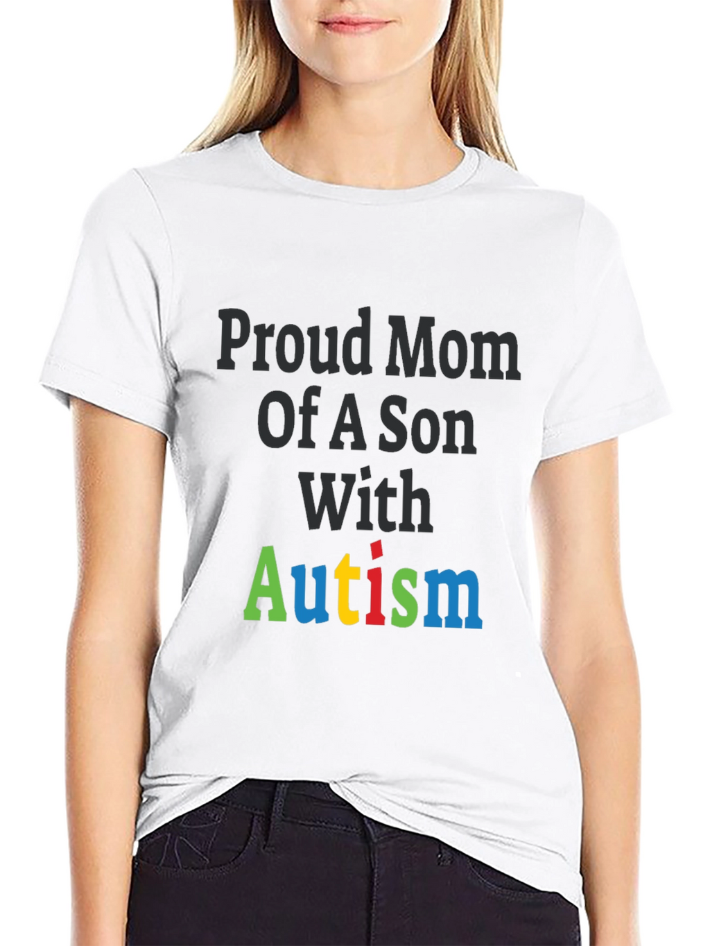 Proud Mom of a Son with Autism T-Shirt
