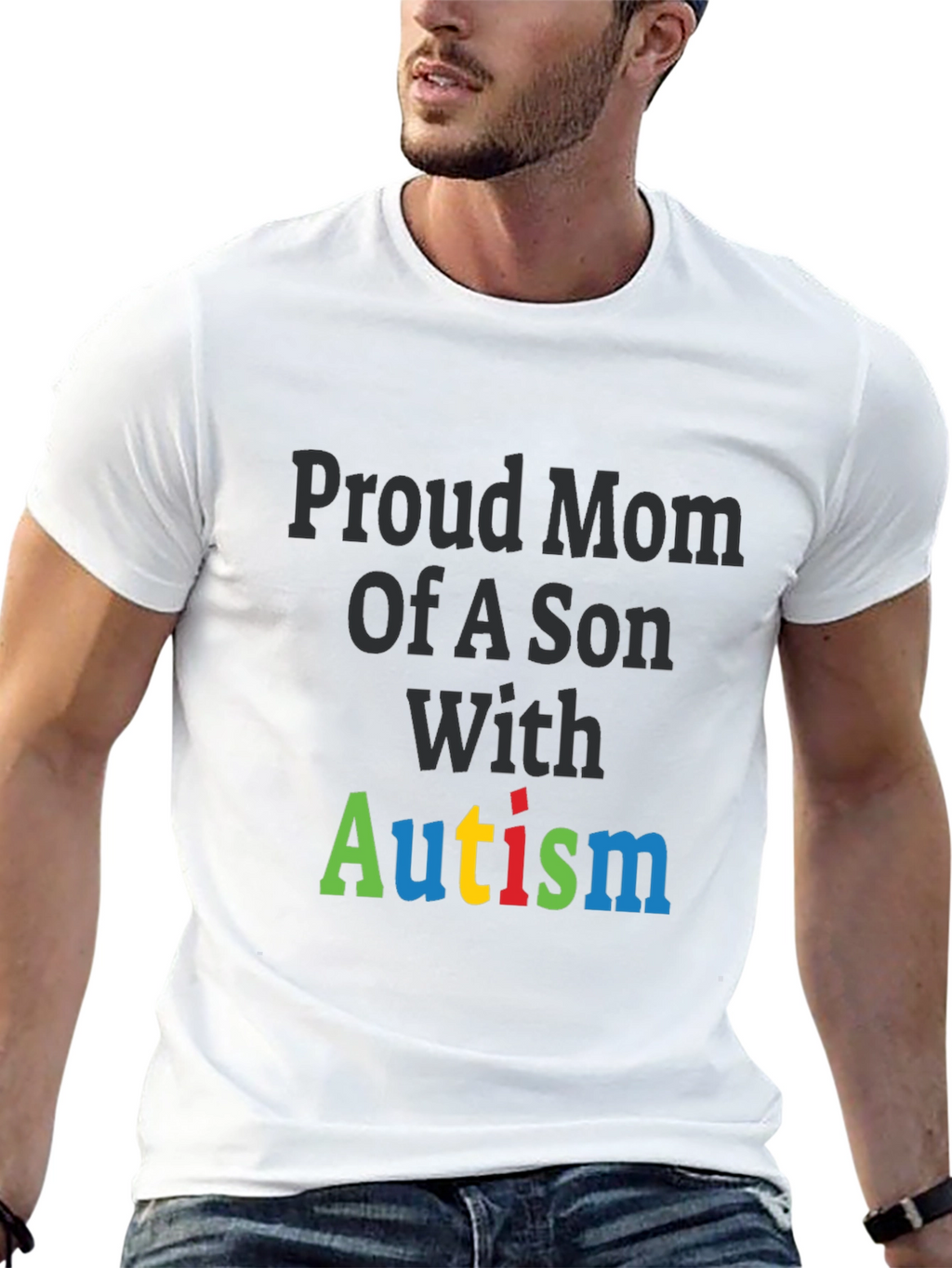Proud Mom of a Son with Autism T-Shirt