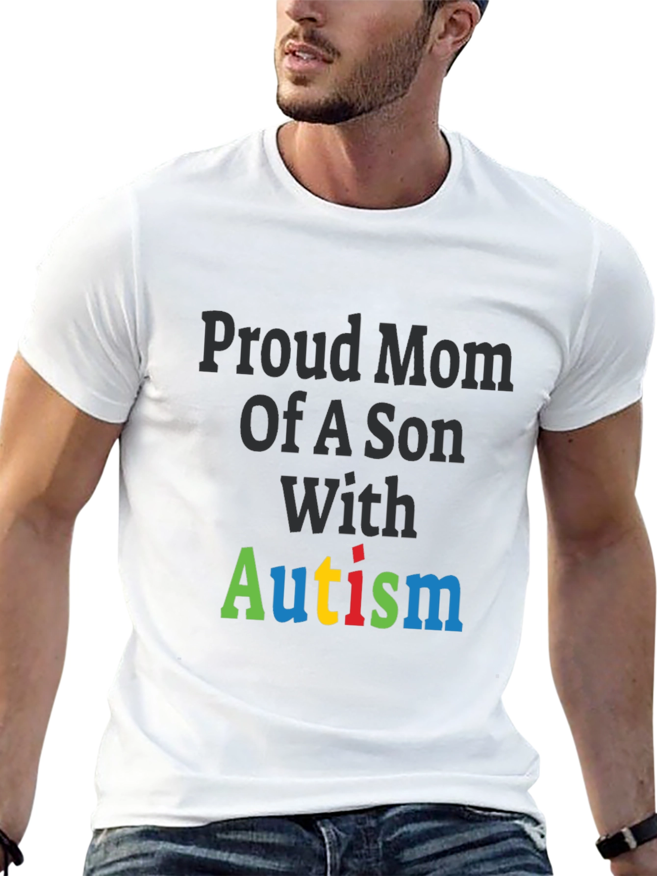 Proud Mom of a Son with Autism T-Shirt
