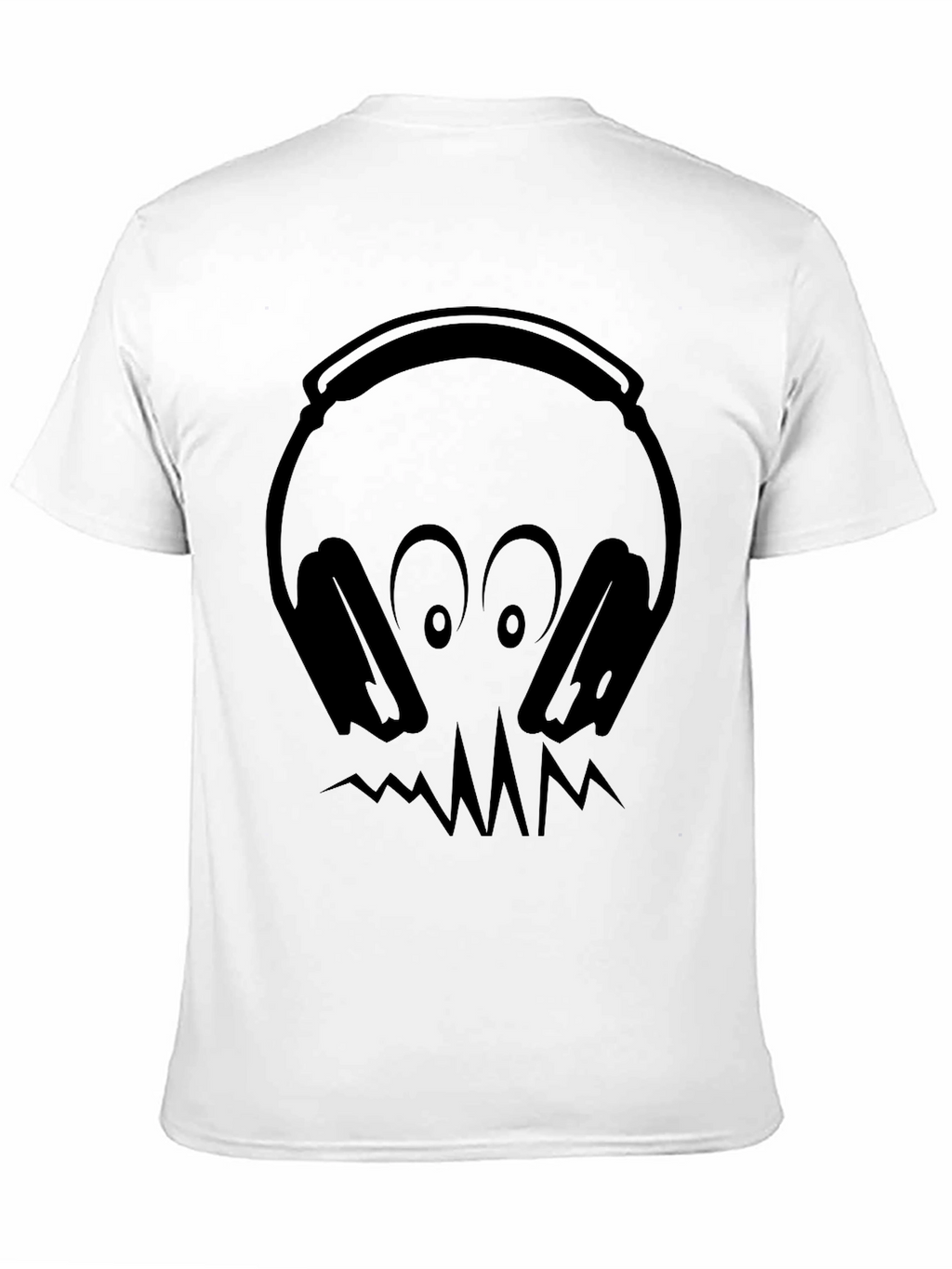 Headphones Skull Graphic T-Shirt