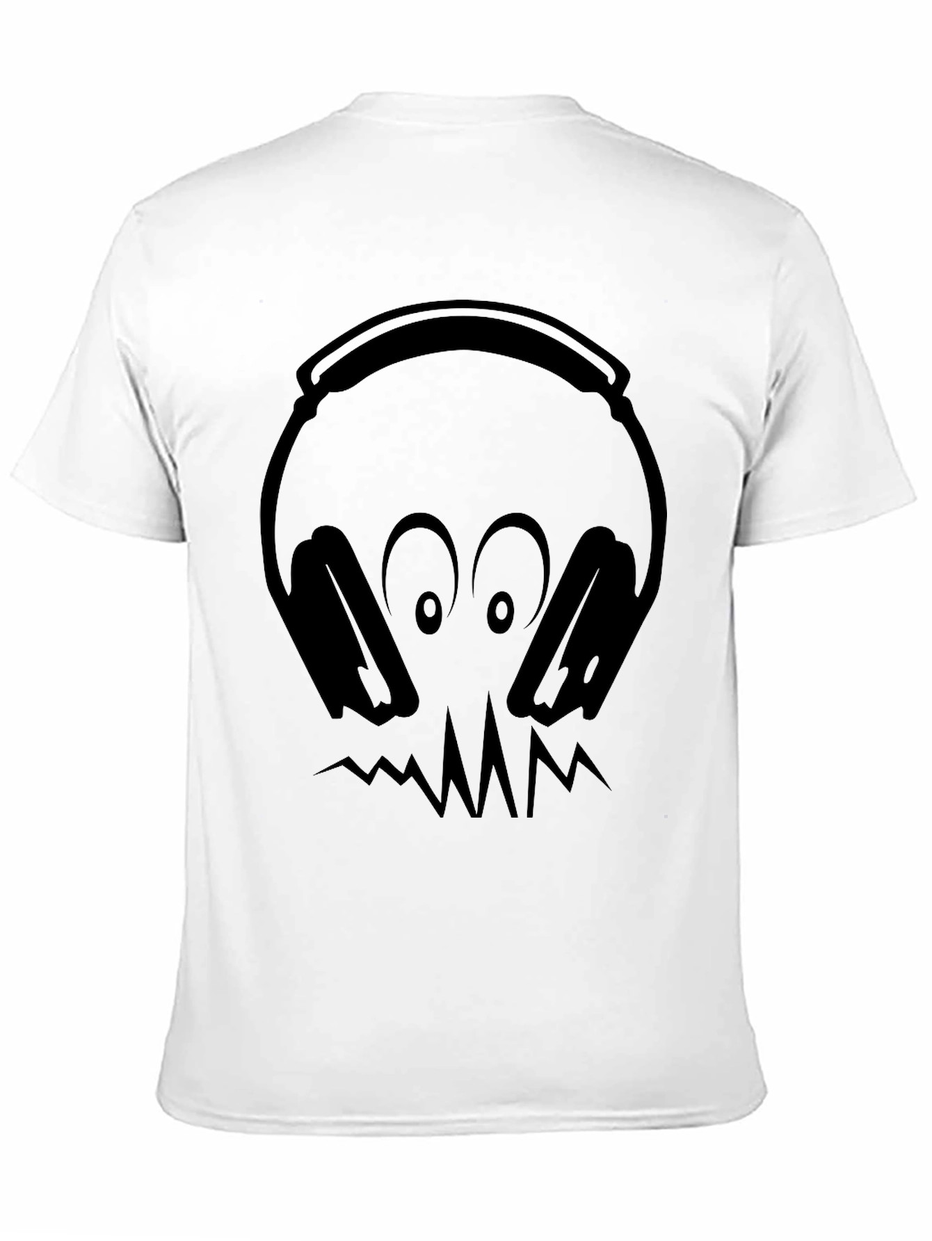 Headphones Skull Graphic T-Shirt