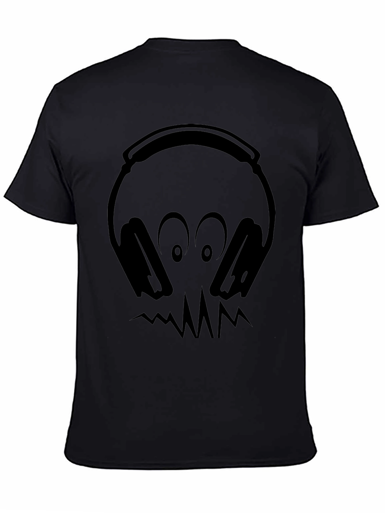 Headphones Skull Graphic T-Shirt