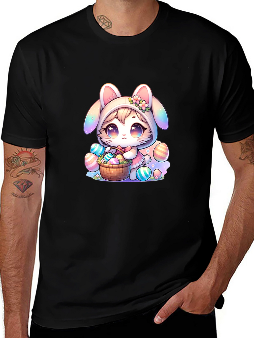 Cute Easter Bunny Kawaii T-Shirt