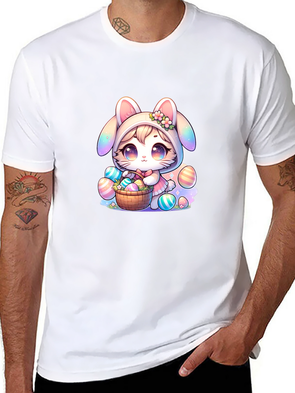Cute Easter Bunny Kawaii T-Shirt