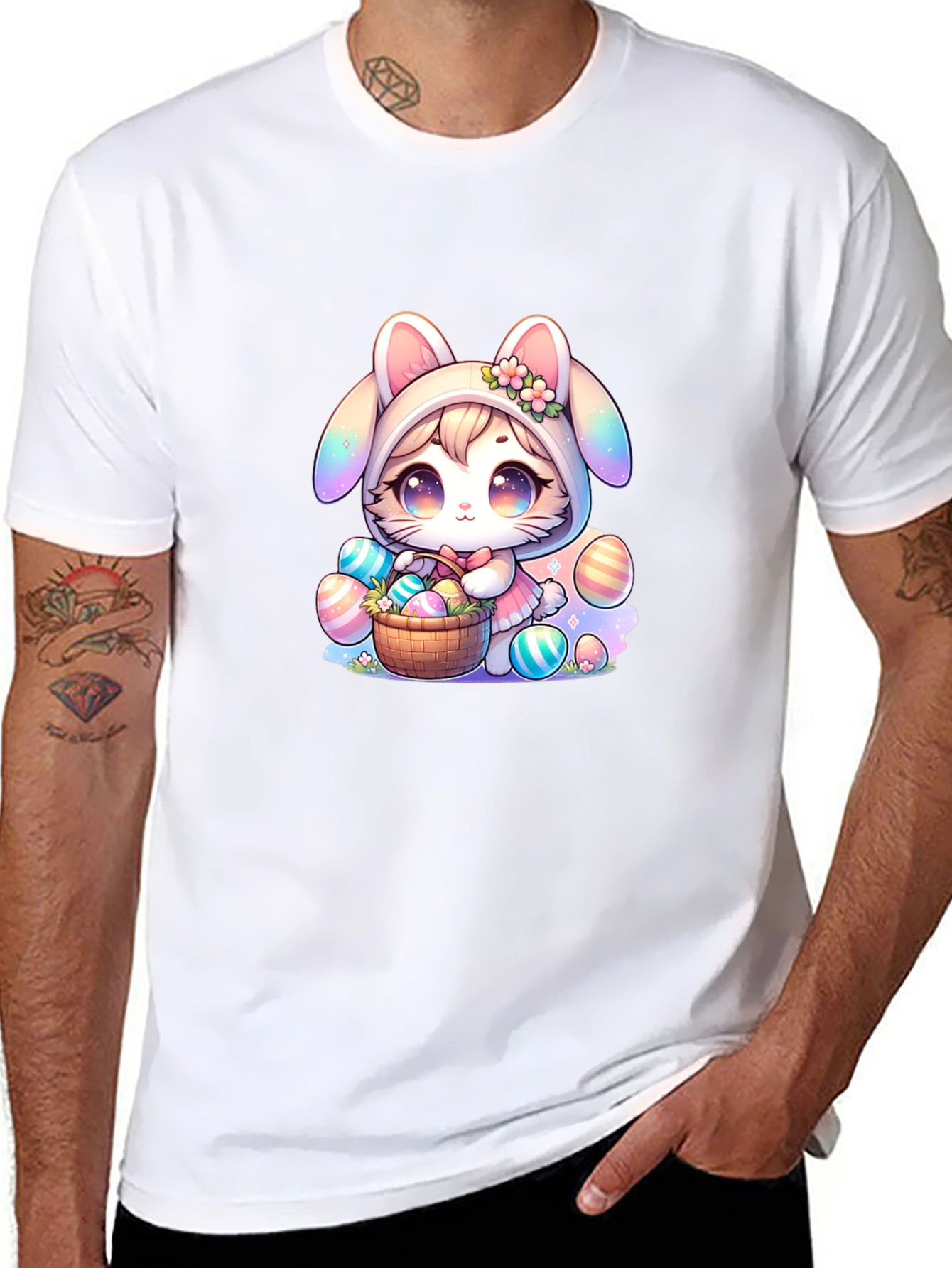 Cute Easter Bunny Kawaii T-Shirt
