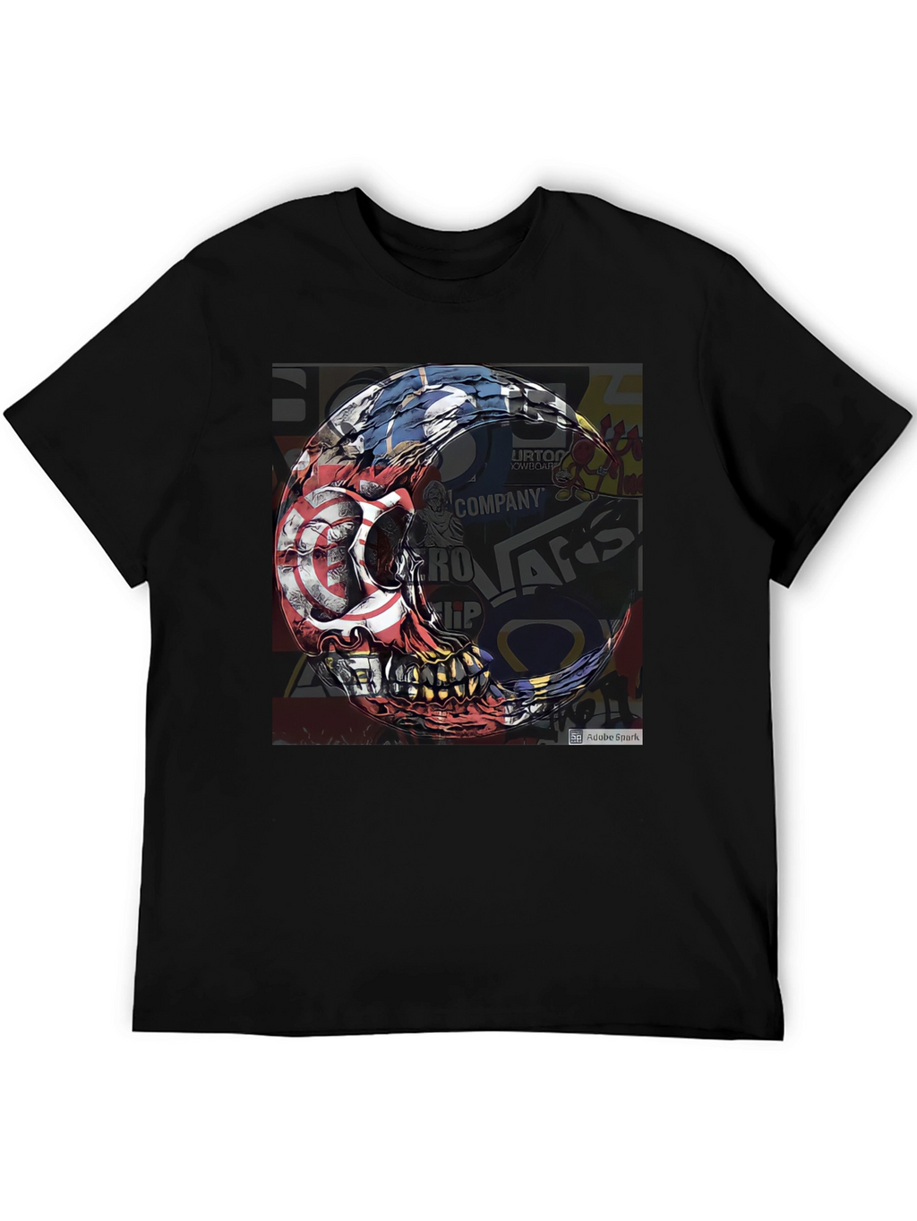 Skull Graphic Tee - Edgy Streetwear Design