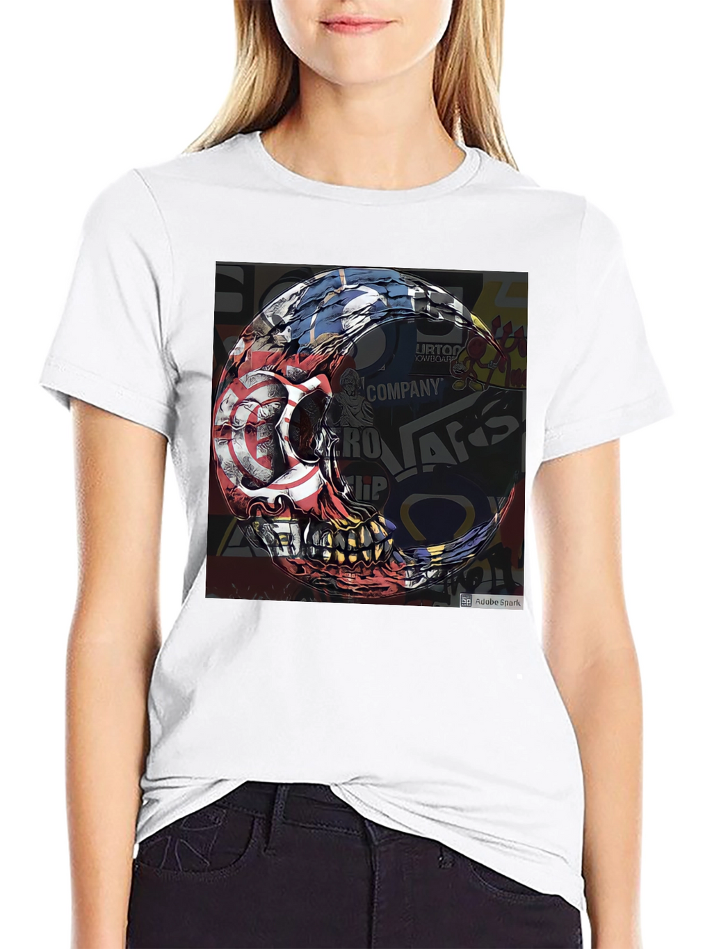 Skull Graphic Tee - Edgy Streetwear Design