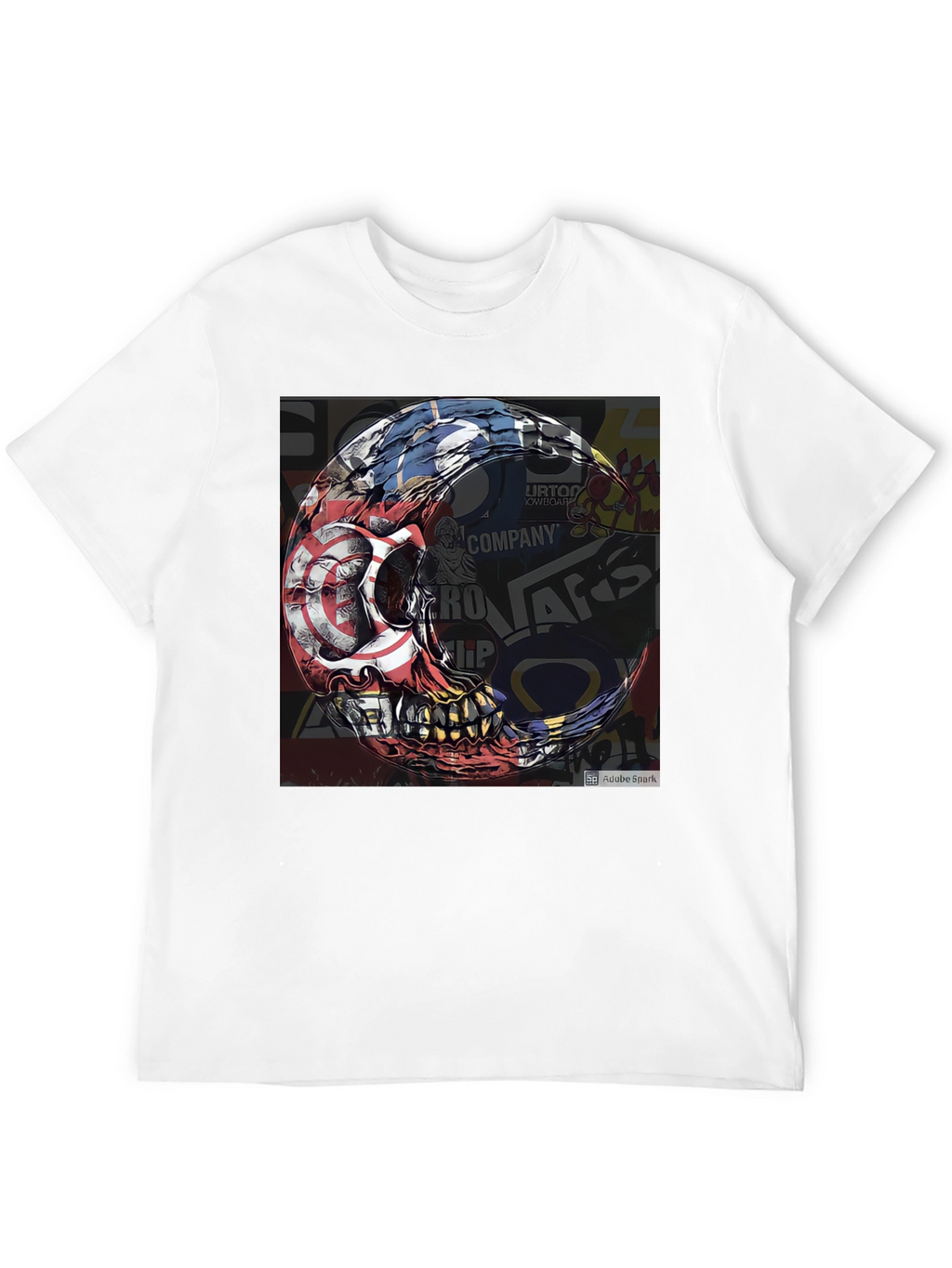 Skull Graphic Tee - Edgy Streetwear Design