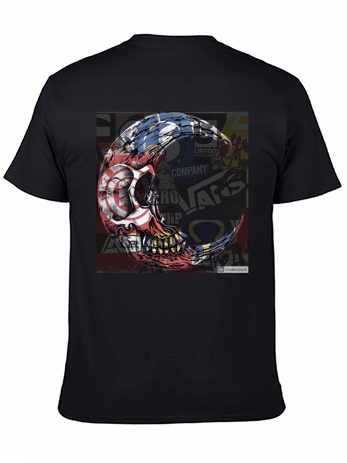 Skull Graphic Tee - Edgy Streetwear Design