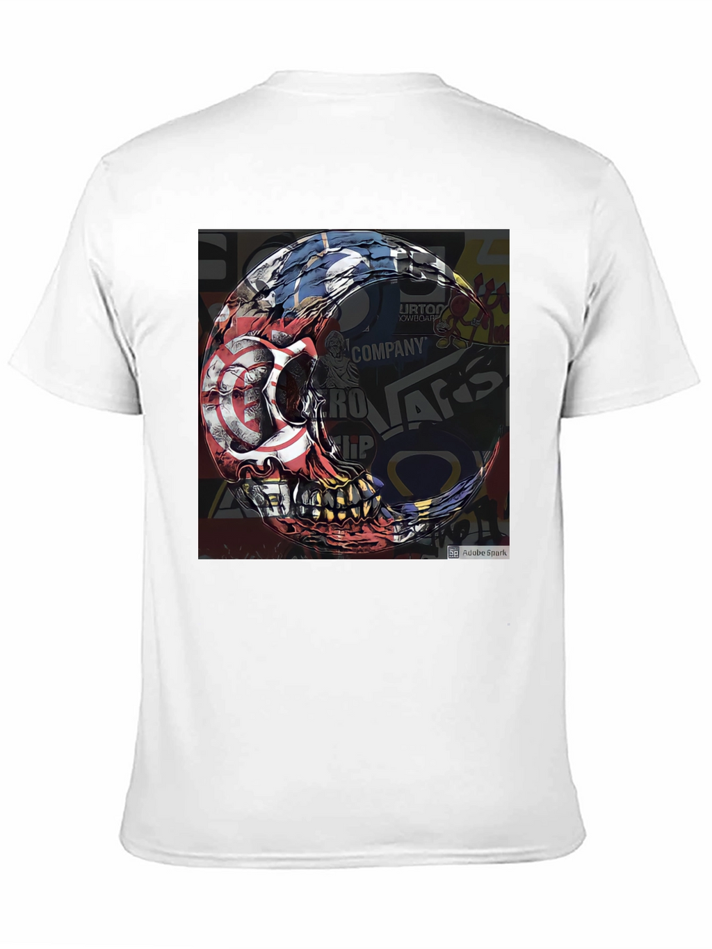Skull Graphic Tee - Edgy Streetwear Design