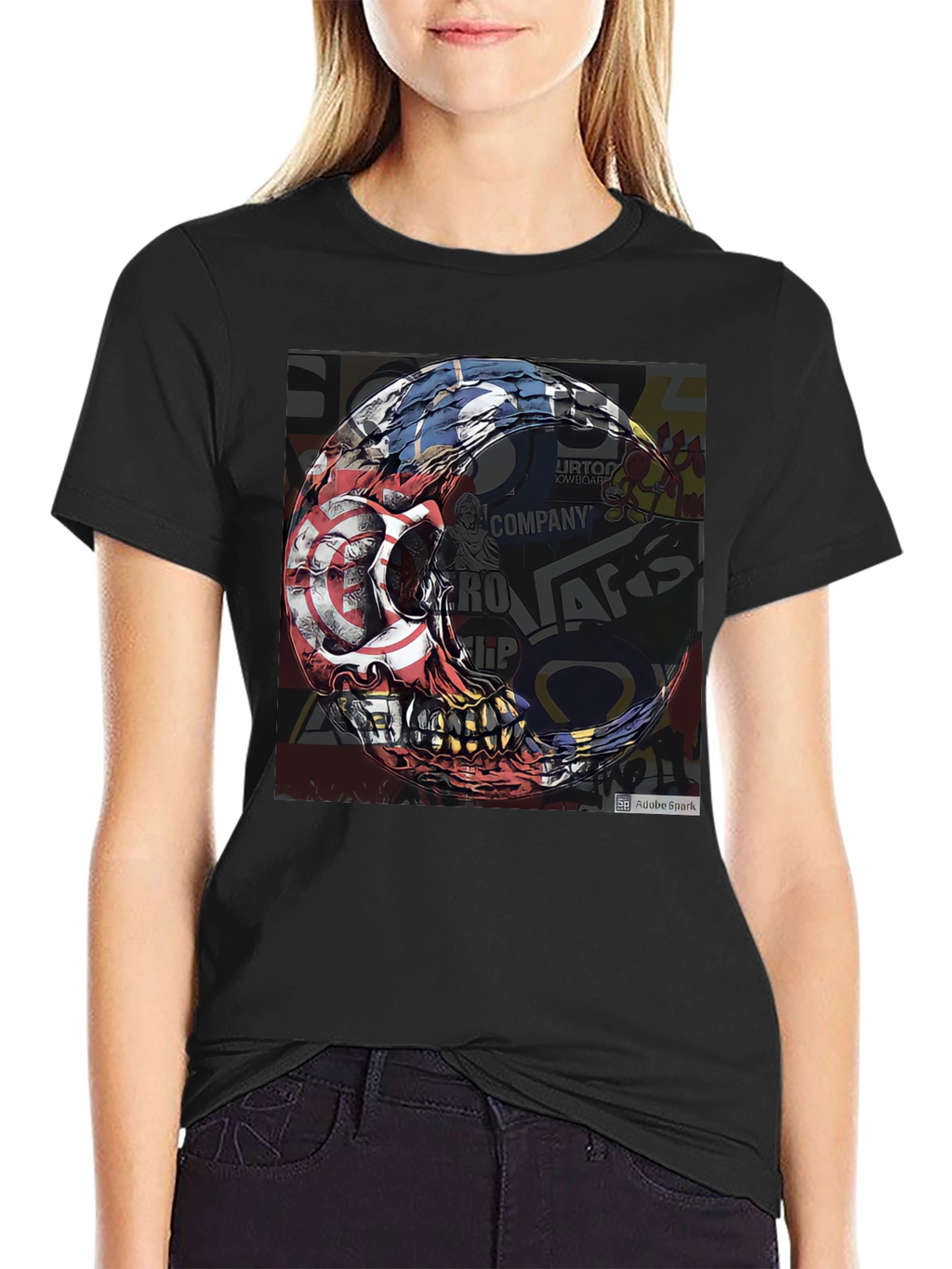 Skull Graphic Tee - Edgy Streetwear Design