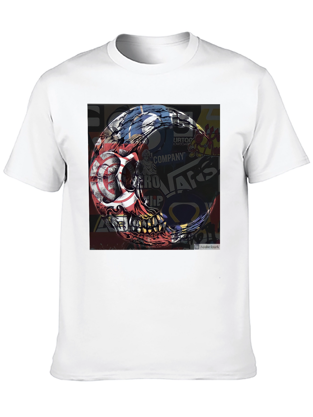 Skull Graphic Tee - Edgy Streetwear Design