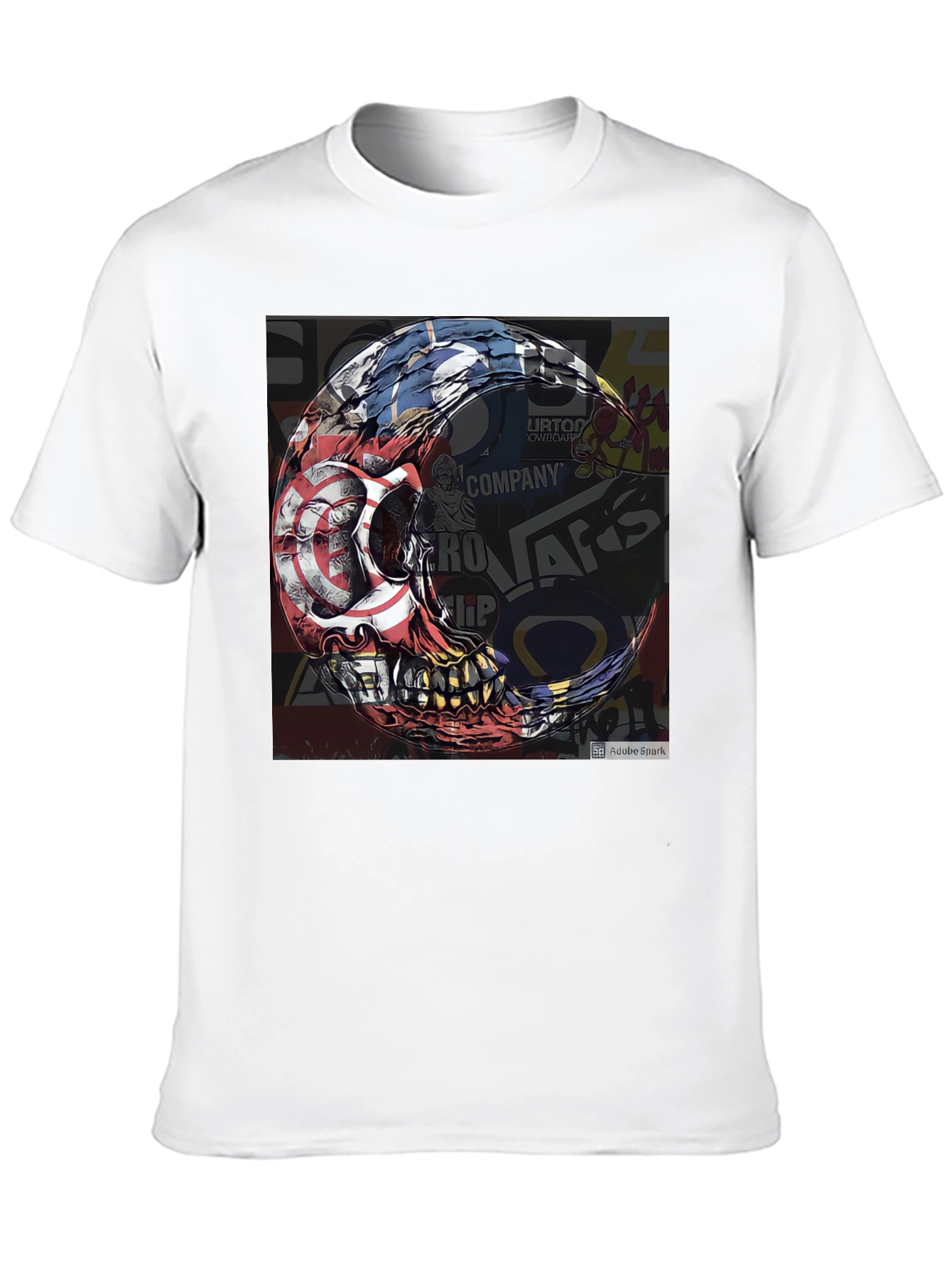 Skull Graphic Tee - Edgy Streetwear Design