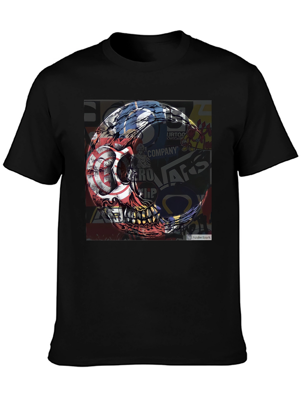 Skull Graphic Tee - Edgy Streetwear Design