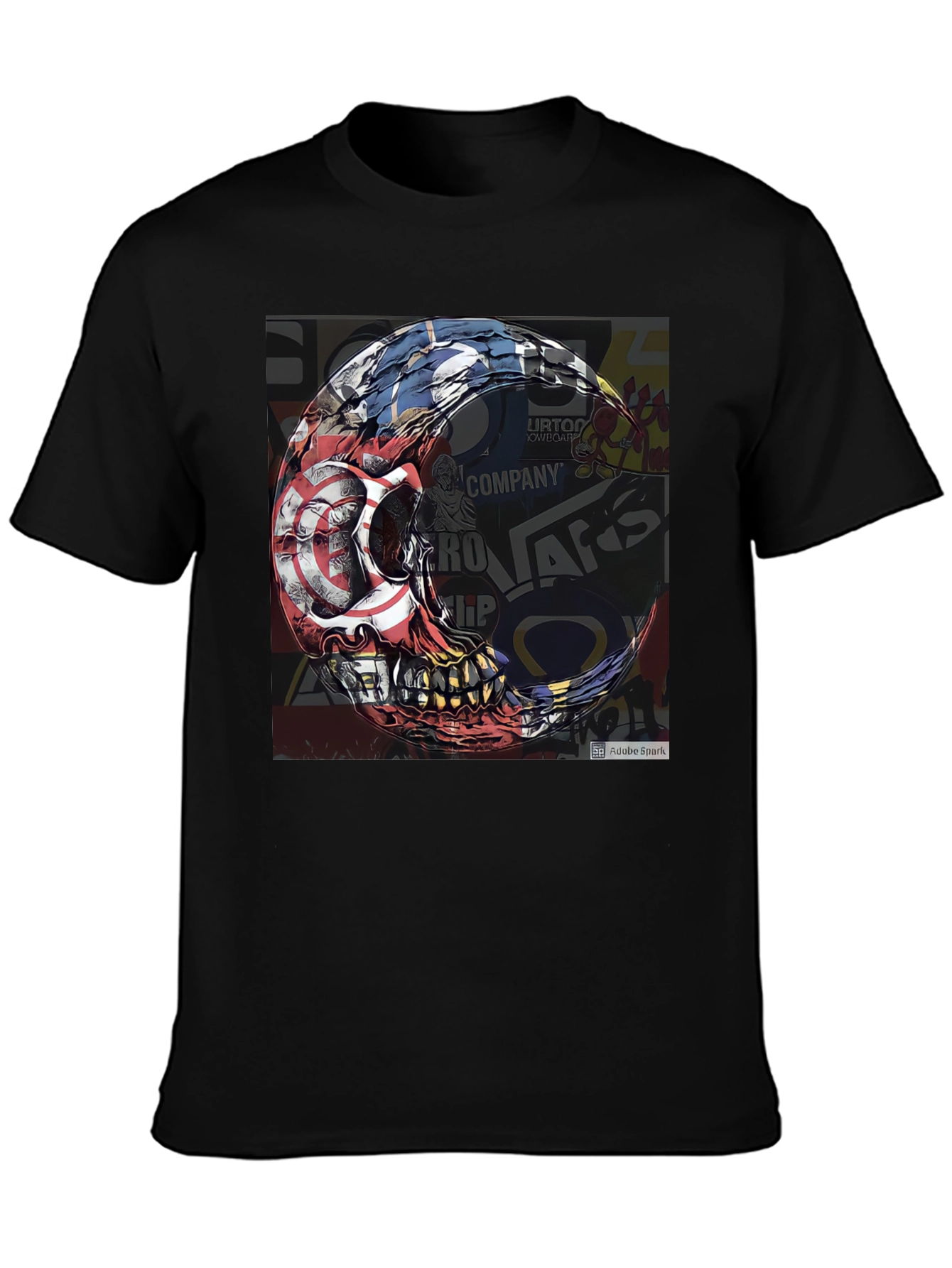 Skull Graphic Tee - Edgy Streetwear Design