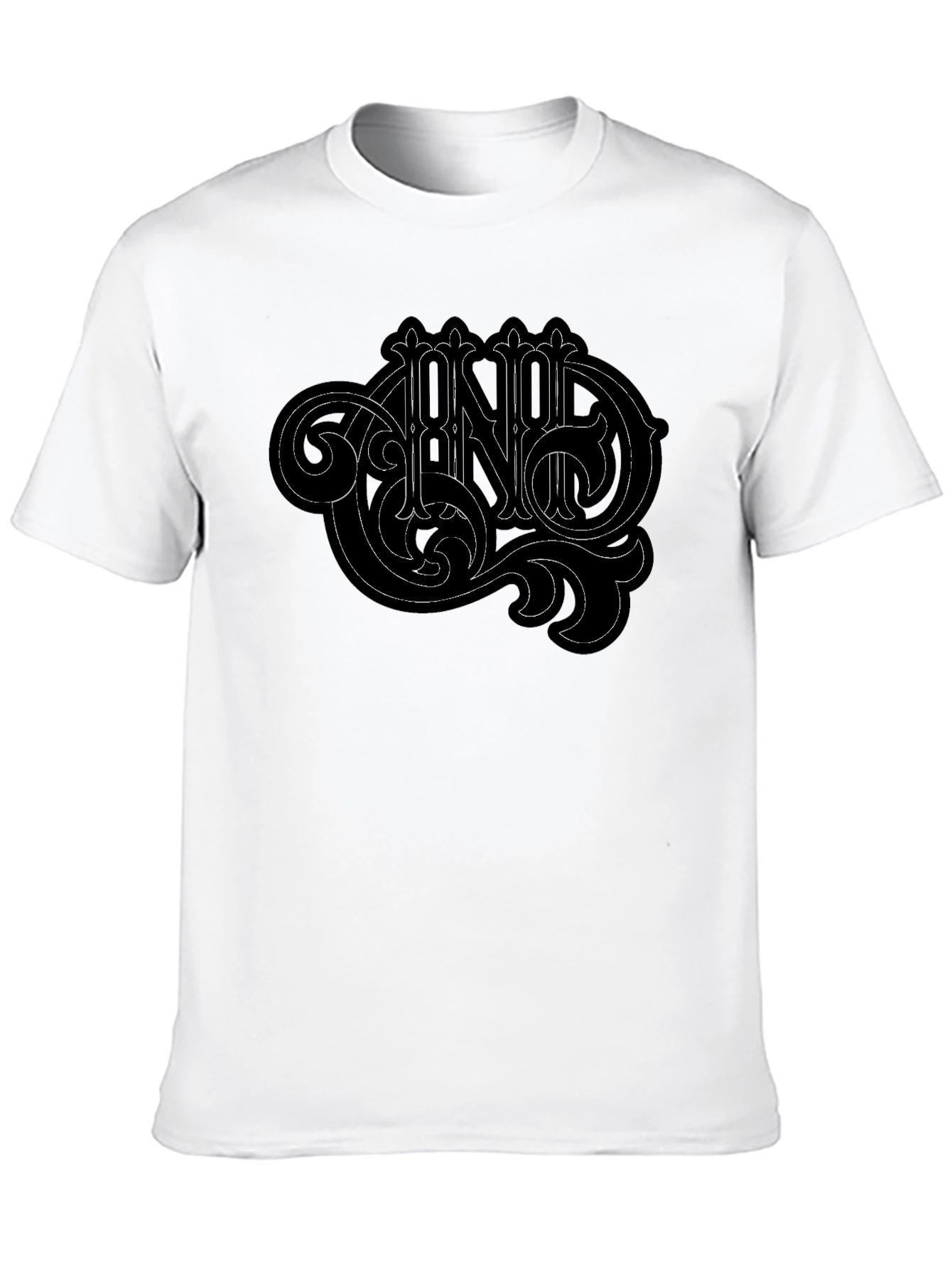 Ornate Graphic Black T-Shirt